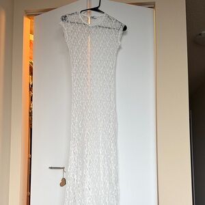 Tally Weijl White Lace Maxi Dress S